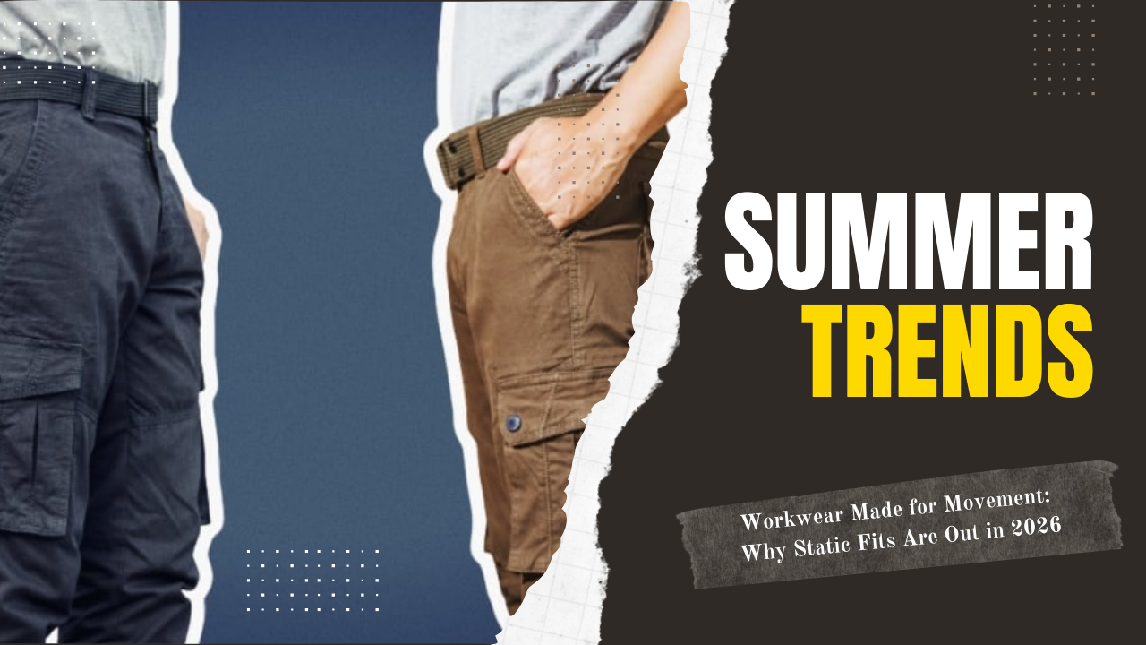 Workwear Made for Movement: Why Static Fits Are Out in 2026