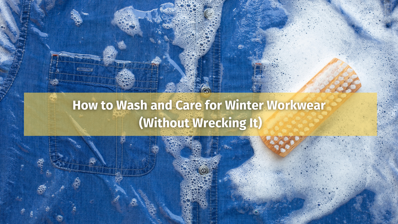 How to Wash and Care for Winter Workwear (Without Wrecking It)