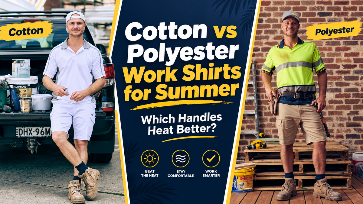 Cotton vs Polyester Work Shirts for Summer: Which Handles Heat Better?