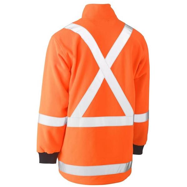 X Taped TTMC Hi Vis Polar Fleece 1/4 Zip Pullover - BK6249XT