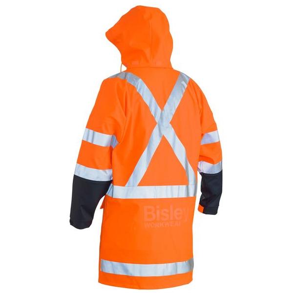 X Taped Hi Vis TTMC Stretch PU Rain Coat - BJ6955XT