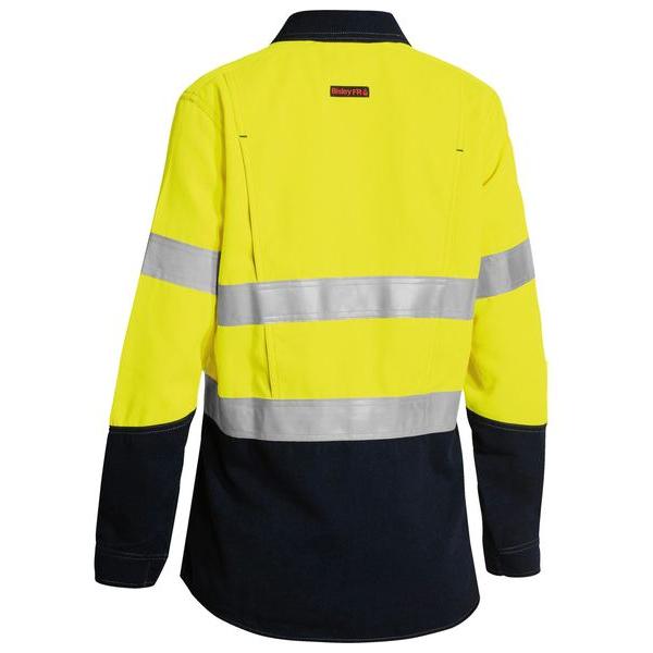 TenCate Tecasafe® Plus 700 Womens Taped Hi Vis FR Vented Shirt  - BL8082T
