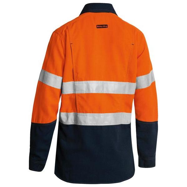 TenCate Tecasafe® Plus 700 Womens Taped Hi Vis FR Vented Shirt  - BL8082T