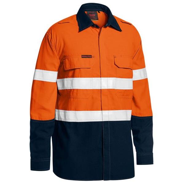TenCate Tecasafe® Plus 480 Taped Hi Vis Lightweight FR Vented Shirt - BS8237T