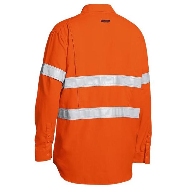 TenCate Tecasafe® Plus 480 Taped Hi Vis Lightweight FR Vented Shirt - BS8238T