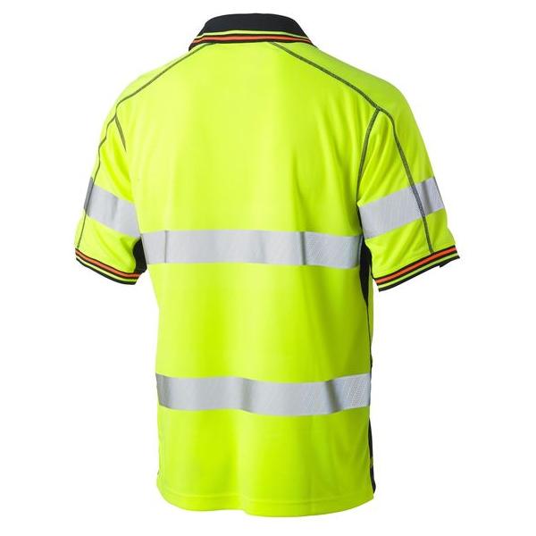Taped Hi Vis Polyester Mesh Polo - BK1219T