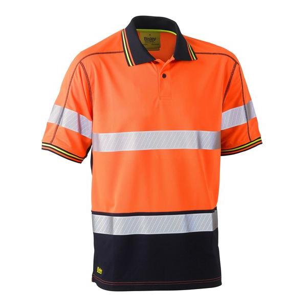 Taped Hi Vis Polyester Mesh Polo - BK1219T