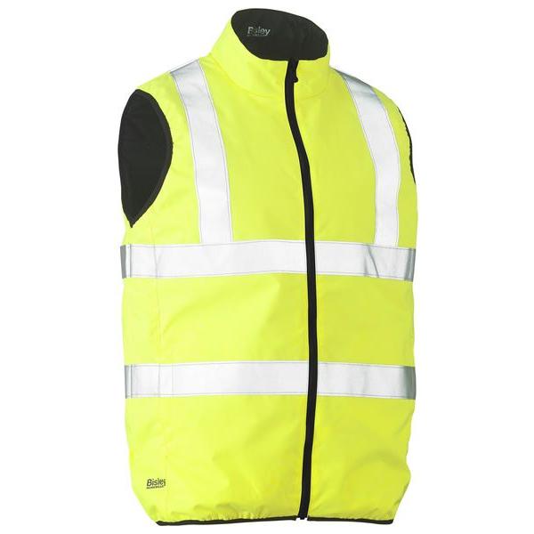 Taped Hi Vis Reversible Puffer Vest - BV0330HT