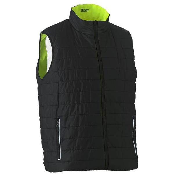 Taped Hi Vis Reversible Puffer Vest - BV0330HT