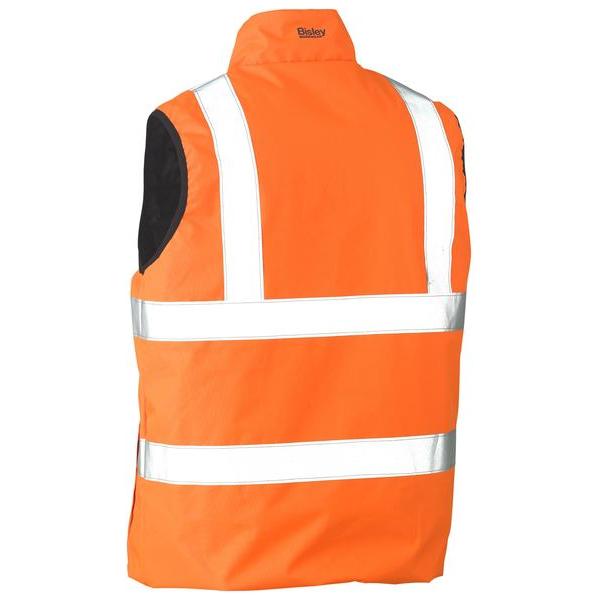 Taped Hi Vis Reversible Puffer Vest - BV0330HT