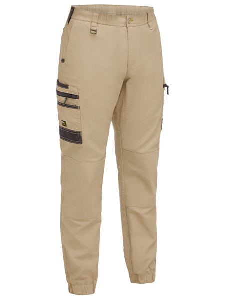 Flx and Move Elastic Waist Cargo Cuffed Pants - BPC6237