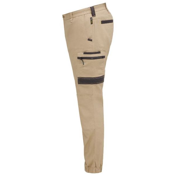 Flx and Move Elastic Waist Cargo Cuffed Pants - BPC6237