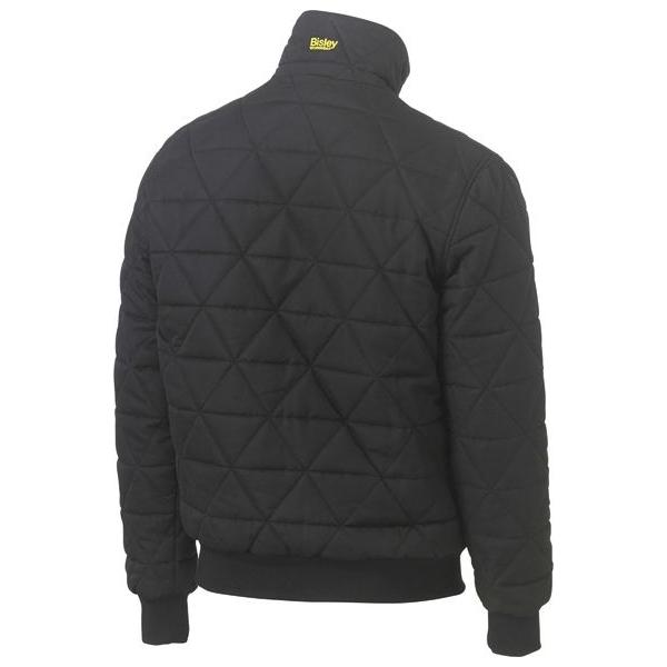 Diamond Quilted Bomber Jacket - BJ6976