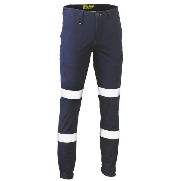 SALE - Taped Biomotion Stretch Cotton Drill Cargo Cuffed Pants - BPC6028T