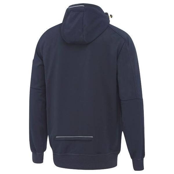 Work Fleece Zip-Front Hoodie with Sherpa Lining - BK6925