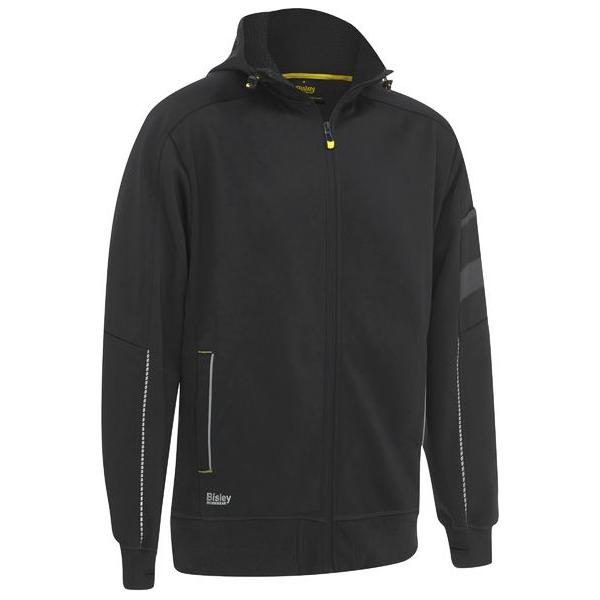 Work Fleece Zip-Front Hoodie with Sherpa Lining - BK6925