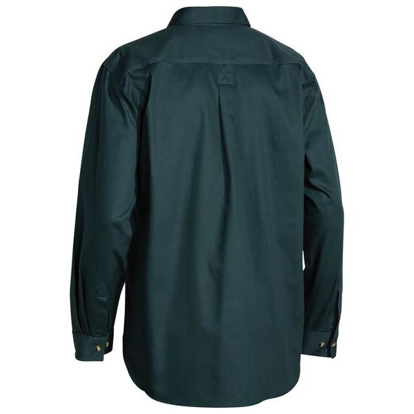Closed Front Cotton Drill Shirt - BSC6433