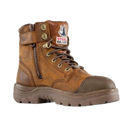 Steel Blue 312639 Argyle Zip Scuff Cap Waterproof L/U Zip Safety Boot