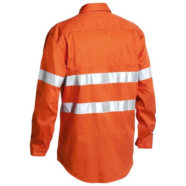 Taped Hi Vis Cool Lightweight Drill Shirt - BS6897