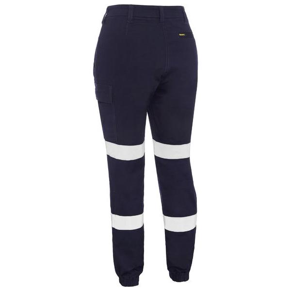 SALE - Womens Taped Cotton Cargo Cuffed Pants - BPL6028T