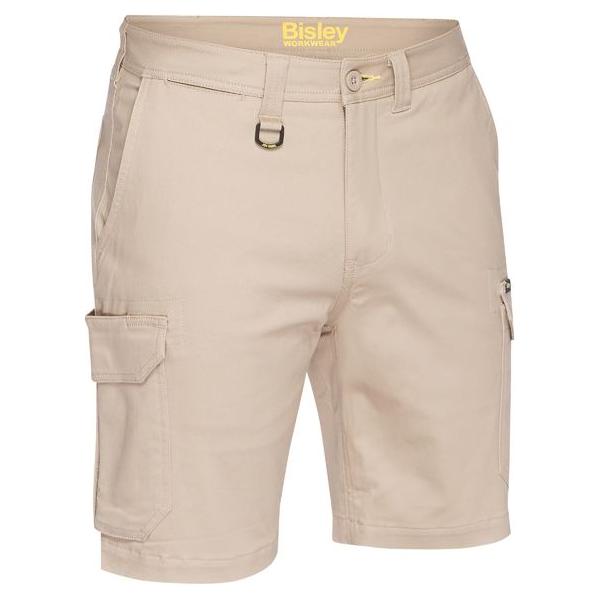 Stretch Cotton Drill Cargo Short - BSHC1008
