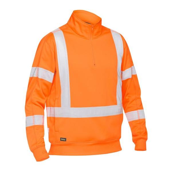 X Taped Hi Vis 1/4 Zip Pullover - BK6814XT