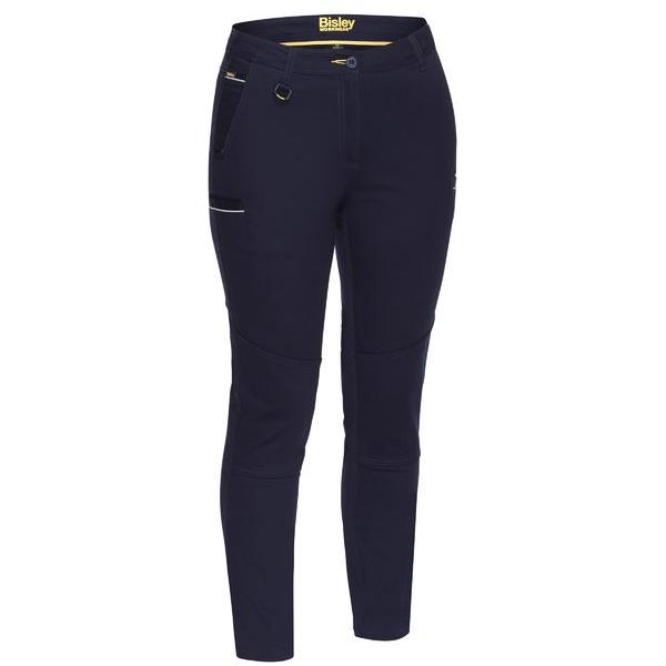 SALE - Womens Mid Rise Stretch Cotton Pants - BPL6015
