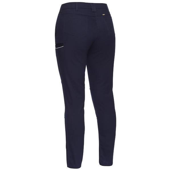 SALE - Womens Mid Rise Stretch Cotton Pants - BPL6015