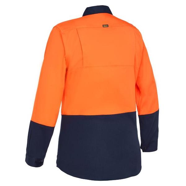 Womens Cool Lightweight Hi Vis Drill Shirt - BL6895