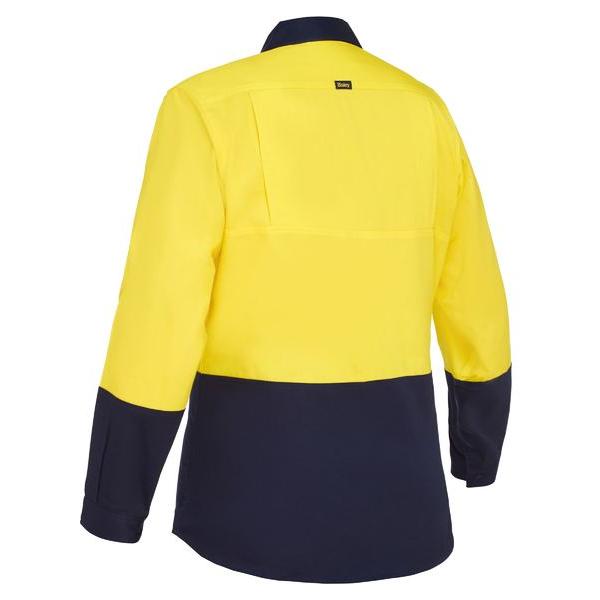 Womens Cool Lightweight Hi Vis Drill Shirt - BL6895