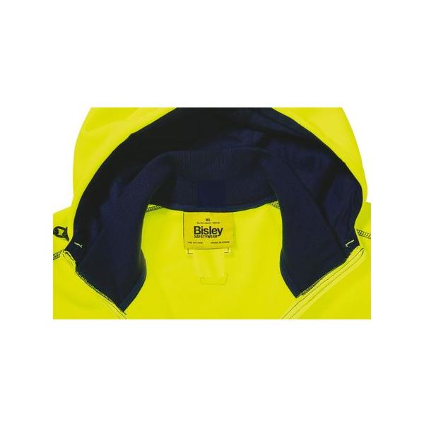 Hi Vis Zip Front Fleece Hoodie - BK6819