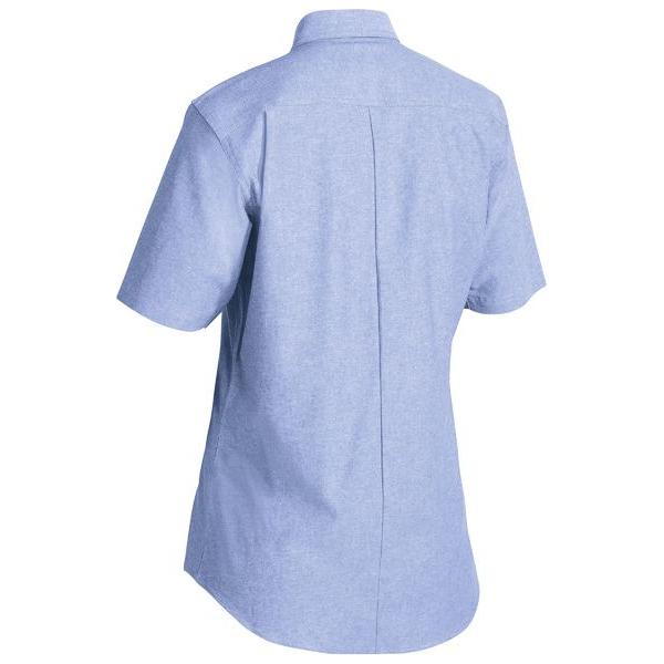 Womens Short Sleeve Chambray Shirt - BL1407
