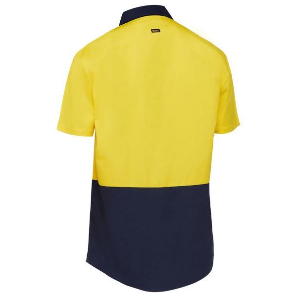 Two Tone Hi Vis Short Sleeve Shirt - BS1442