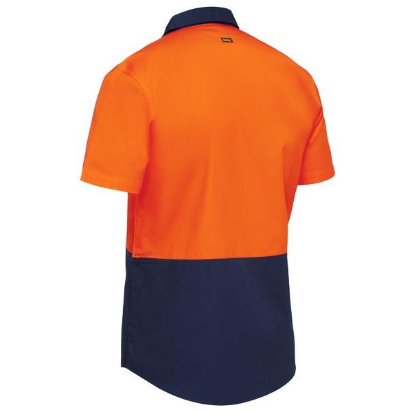 Two Tone Hi Vis Short Sleeve Shirt - BS1442
