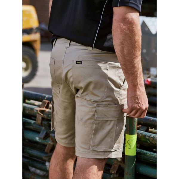 Stretch Cotton Drill Cargo Short - BSHC1008