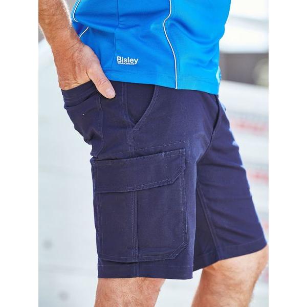 Stretch Cotton Drill Cargo Short - BSHC1008