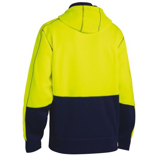 Hi Vis Zip Front Fleece Hoodie - BK6819