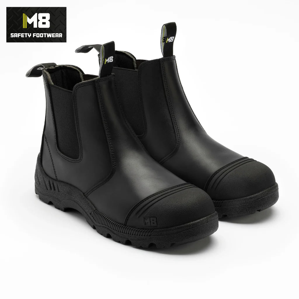 M8 Ledge Safety Elastic Side Boot - Black