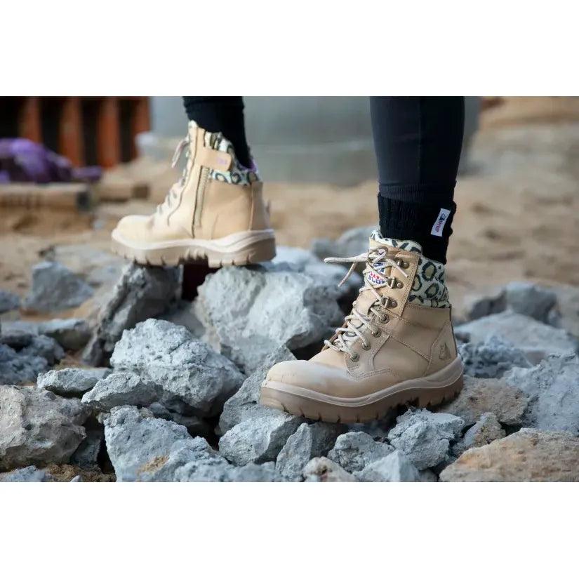 Steel Blue 522761 Southern Cross Ladies L/U Nitrile Zip Safety Boot