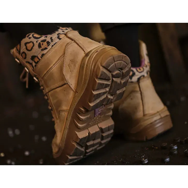 Steel Blue 522761 Southern Cross Ladies L/U Nitrile Zip Safety Boot