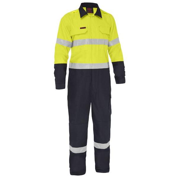 Apex 185/240 Taped Hi Vis FR Ripstop Vented Coverall - BC8477T