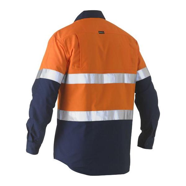 Recycle Taped Two Tone Hi Vis Drill Shirt - BS6996T