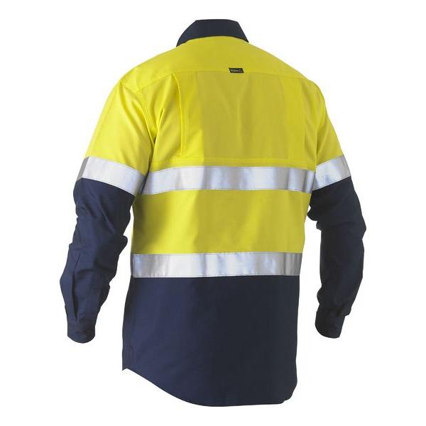 Recycle Taped Two Tone Hi Vis Drill Shirt - BS6996T
