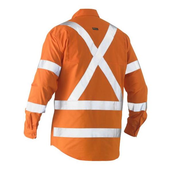Recycle X Taped Hi Vis Drill Shirt - BS6266XT