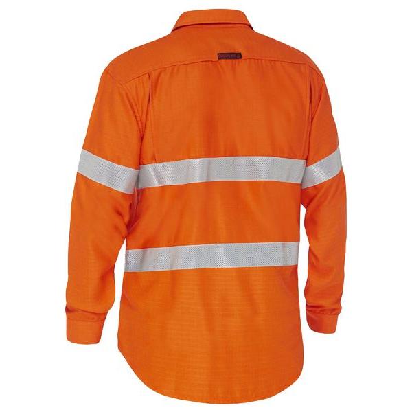Apex 160 Taped Hi Vis FR Ripstop Vented Shirt - BS8339T