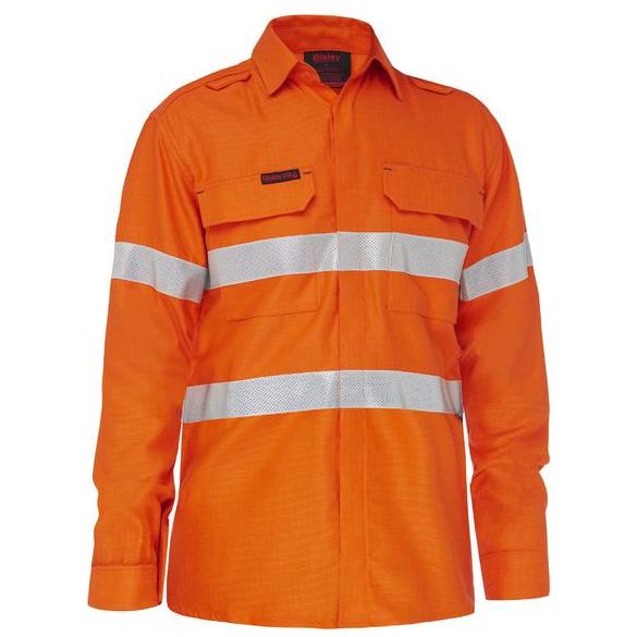 Apex 160 Taped Hi Vis FR Ripstop Vented Shirt - BS8339T