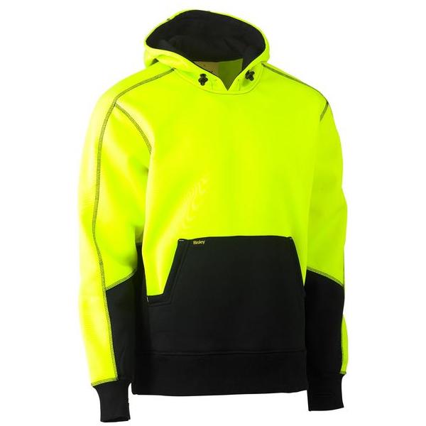 Bisley Workwear Hi Vis Fleece Hoodie Pullover BK6619
