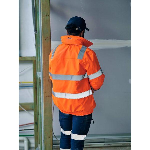 Taped Hi Vis Wet Weather Bomber Jacket - BJ6770T