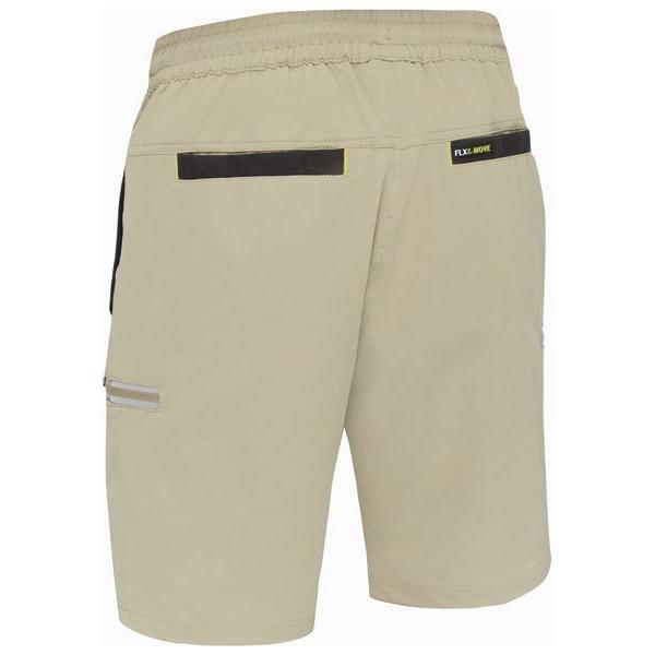 Flx & Move 4-Way Stretch Elastic Waist Cargo Short - BSHC1333