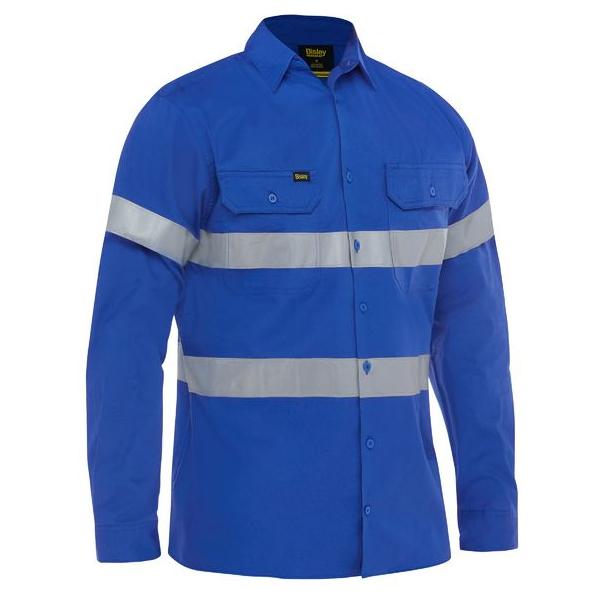 Bisley Taped Cool Lightweight Drill Shirt - BS6883T